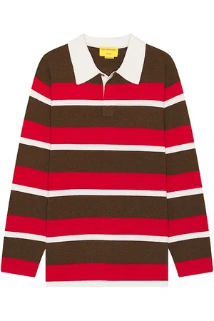 REVOLVE Guest In Residence Guest en residence camiseta de rugby striped en color rojo talla L en - Red. Talla L (también en M, XL).