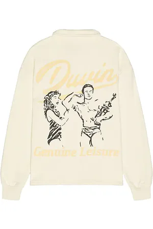 REVOLVE Duvin Design Duvin design polo polar beach flex en color crema talla L en - Cream. Talla L (también en M, S).