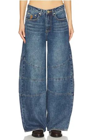 REVOLVE One Teaspoon One teaspoon jeans de mezclilla de cintura media con barril en color azul talla 25 en - Blue. Talla 25 (también en 26, 27