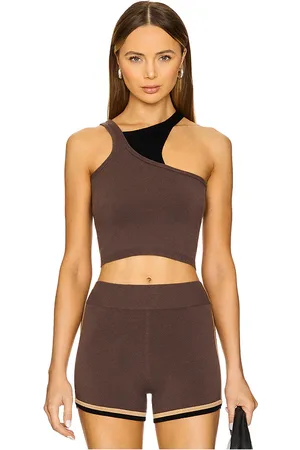 REVOLVE Nagnata Nagnata camiseta tirantes retro en color marrón talla L en - Brown. Talla L (también en M, S, XS).