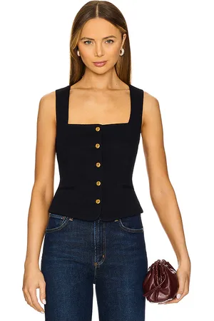 REVOLVE Rag & Bone Rag & bone chaleco mariana textured en color talla 0 en - Navy. Talla 0 (también en 00, 12, 14, 16, 4, 8).