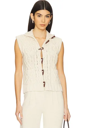 REVOLVE SIEDRES Siedres chaleco lesna en color crema talla L en - Cream. Talla L (también en M, S, XS, XXS).