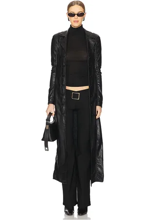 REVOLVE WeWoreWhat Weworewhat chaqueta slim faux leather en color talla L en - Black. Talla L (también en M, S, XS, XXS).
