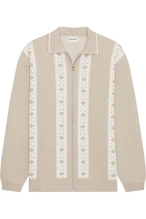 REVOLVE Bound Bound chain full zip knit polo en color gris talla L en - Grey. Talla L (también en M, S, XL/1X).