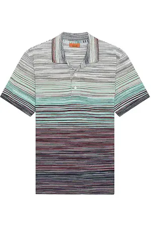 REVOLVE Missoni Missoni short sleeve polo en color azul talla L en - Blue. Talla L (también en M, S).