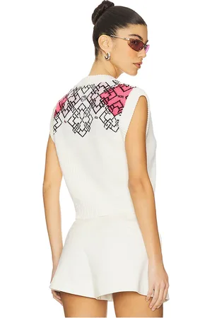 REVOLVE GCDS Gcds chaleco hello kitty en color blanco talla L en - White. Talla L (también en M, S, XS).