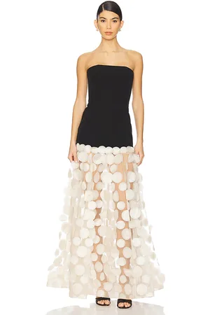 REVOLVE Bronx and Banco Bronx and banco vestido de fiesta sin tirantes harper en color black,cream talla L en - Black,Cream. Talla L (también en