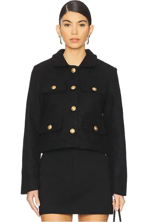 REVOLVE BLANKNYC Blanknyc chaqueta recortada en color negro talla L en - Black. Talla L (también en M, S, XS).