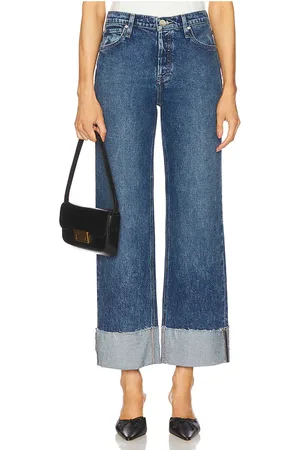 REVOLVE Hudson Jeans Hudson jeans tiro alto, pierna ancha y tobillo rosie en color azul talla 25 en - Blue. Talla 25 (también en 33, 34).