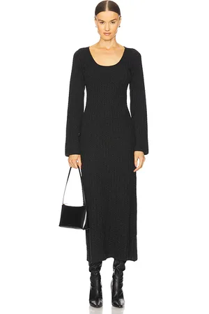 REVOLVE NAADAM Naadam vestido largo con cable en color gris talla L en - Grey. Talla L (también en M, S, XL, XS).