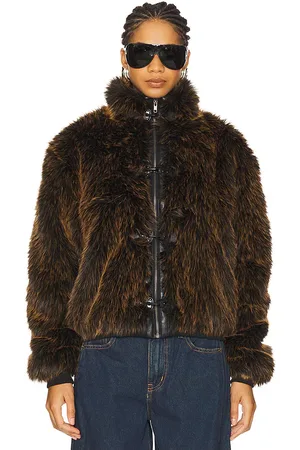 REVOLVE Jaded London Jaded london chaqueta piel sintética mendoza en color talla L en - Brown. Talla L (también en M, S).