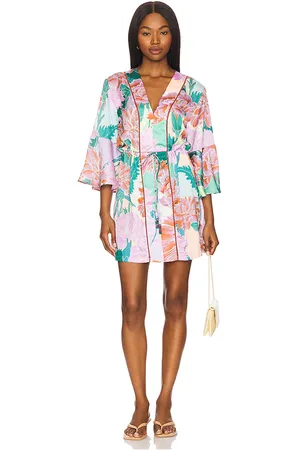 REVOLVE Maaji Maaji vestido japanese eden enjoyable en color rubor talla L en - Blush. Talla L (también en M).