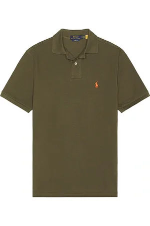REVOLVE Polo Ralph Lauren Polo ralph lauren mesh short sleeve polo en color verde oliva talla L en - Olive. Talla L (también en M, S).