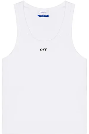 REVOLVE OFF-WHITE Off-white camiseta tirantes off stamp en color blanco talla L en - White. Talla L (también en S, XL/1X).