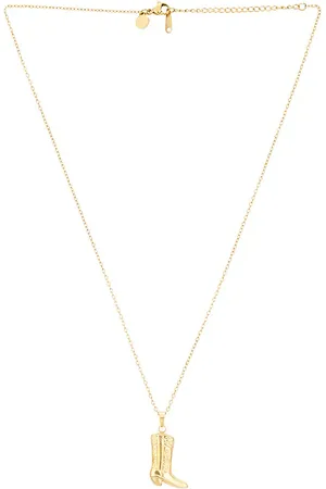 REVOLVE Petit moments Petit moments collar con adornos boot en color oro metálico talla all en - Metallic Gold. Talla all.