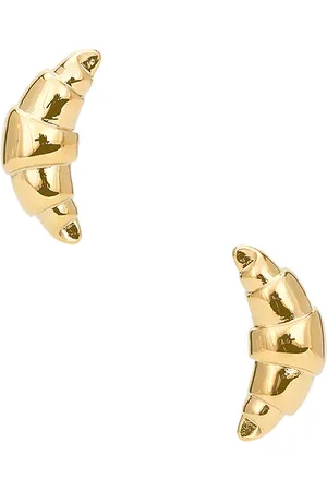REVOLVE Petit moments Petit moments pendientes croissant en color oro metálico talla all en - Metallic Gold. Talla all.