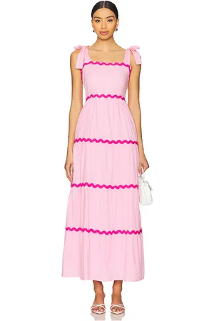 REVOLVE BEACH RIOT Beach riot vestido charlotte en color rosado talla L en - Pink. Talla L (también en M, S, XS).