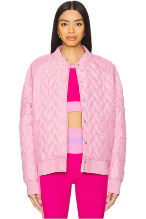 REVOLVE BEACH RIOT Beach riot chaqueta flight en color rosado talla L en - Pink. Talla L (también en M, S, XS).