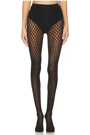 REVOLVE Wolford Wolford medias sylvie en color negro talla S en - Black. Talla S (también en XS).