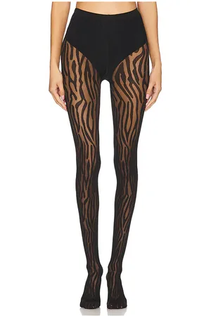 REVOLVE Wolford Wolford medias wilderness en color negro talla L en - Black. Talla L (también en M, S, XS).