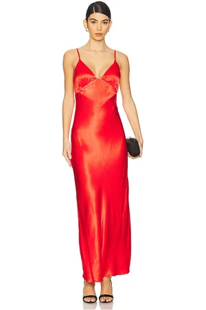 REVOLVE Bardot Bardot vestido lencero capri en color rojo talla 10 en - Red. Talla 10 (también en 12, 2, 4, 6, 8).