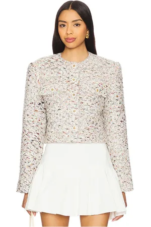 REVOLVE ASTR the Label Astr the label chaqueta covina en color talla L en - Cream. Talla L (también en M, S, XL, XS).