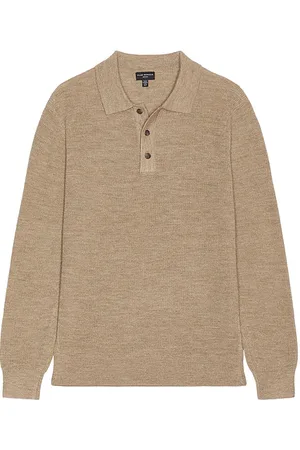 REVOLVE Club Monaco Club monaco refined texture polo en color beige talla M en - Beige. Talla M (también en S).