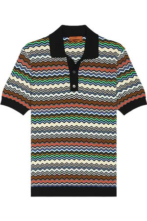 REVOLVE Missoni Missoni short sleeve polo en color neutral talla 48 en - Neutral. Talla 48 (también en 52).