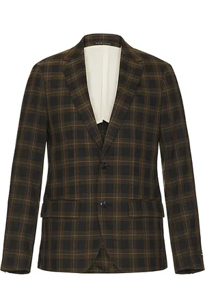 REVOLVE Scotch & Soda Scotch & soda single breasted check balzer en color marrón talla S en - Brown. Talla S (también en XL/1X).