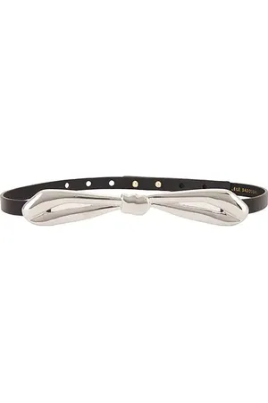 REVOLVE Lele Sadoughi Lele sadoughi cinturón blanche bow en color negro talla L/XL en - Black. Talla L/XL (también en S/M).