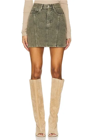 REVOLVE Moschino Jeans Moschino jeans mini falda vaquera en color gris talla 24 en - Grey. Talla 24 (también en 25, 26, 27, 28).