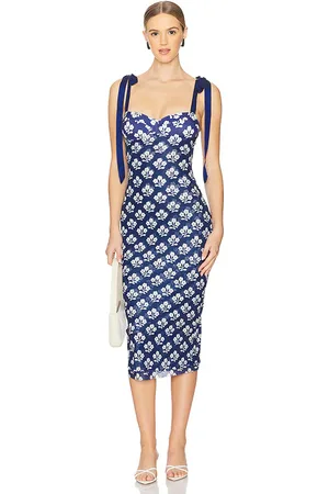 REVOLVE Free People Free people x intimately fp printed got glam slip en color azul marino talla L en - Navy. Talla L (también en M, XS).