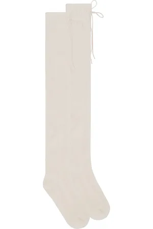 REVOLVE BUCI Buci medias bow en color blanco talla all en - White. Talla all.