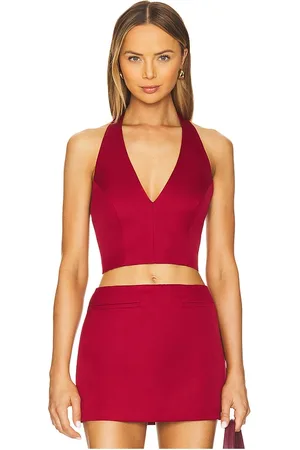REVOLVE Nakedvice Nakedvice top halter maggie en color rojo talla L en - Red. Talla L (también en M, S, XL, XS).