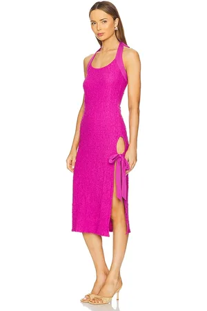 REVOLVE Free People Free people vestido midi free people sea foam en color rosado talla L en - Pink. Talla L (también en M, S, XL, XS).