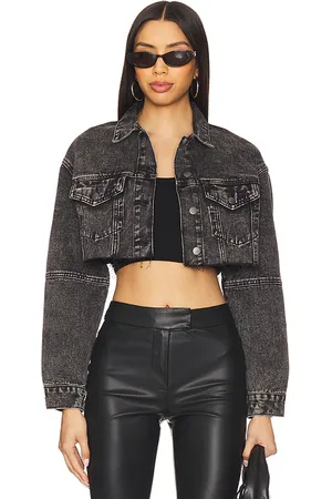REVOLVE Superdown Superdown chaqueta kathy en color negro talla L en - Black. Talla L (también en M, S, XS).