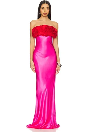 REVOLVE Rachel Gilbert Rachel gilbert vestido largo fiorella en color fuchsia,red talla 0 en - Fuchsia,Red. Talla 0 (también en 2, 3, 4).