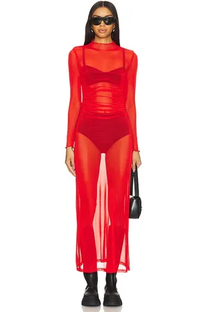REVOLVE BY.DYLN By.dyln maxivestido nina en color talla L en - Red. Talla L (también en M, S, XS).