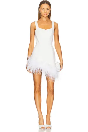 REVOLVE Santa Brands Santa brands minivestido swan en color talla L en - White. Talla L (también en M).