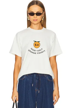 REVOLVE Quiet Golf Quiet golf camiseta qgoc en color talla L en - White. Talla L (también en M, S).