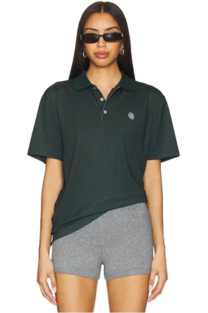 REVOLVE Quiet Golf Quiet golf monogram crater polo en color verde oscuro talla L en - Dark Green. Talla L (también en M).