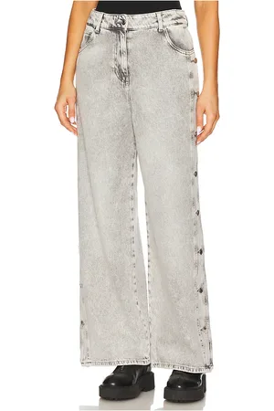 REVOLVE IRO Iro jeans pierna ancha en color gris talla 34/2 en - Grey. Talla 34/2 (también en 36/4, 38/6, 40/8).