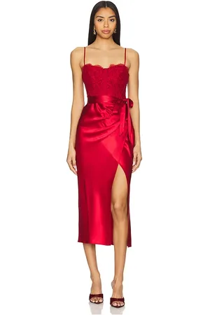 REVOLVE CAMI NYC Cami nyc vestido midi tricia en color rojo talla 0 en - Red. Talla 0 (también en 2, 4).