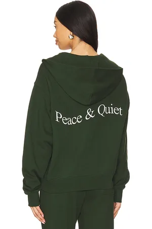REVOLVE Museum of Peace and Quiet Museum of peace and quiet sudadera wordmark en color verde talla L en - Green. Talla L (también en M, S, XL/1X, XS).