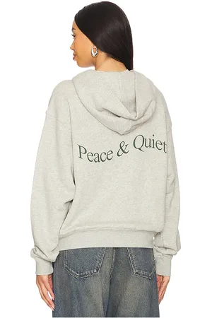 REVOLVE Museum of Peace and Quiet Museum of peace and quiet sudadera wordmark en color gris talla M en - Grey. Talla M (también en S).