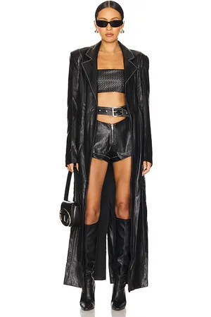 REVOLVE BY.DYLN By.dyln trenca julianna en color talla M en - Black. Talla M (también en S, XS).
