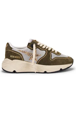REVOLVE Golden Goose Golden goose zapatilla deportiva running sole en color verde oliva talla 35 en White Red Beige & Ice - Olive. Talla 35 (también en 36