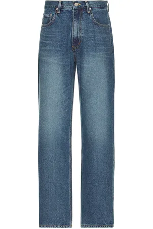 REVOLVE Dunst Dunst jeans anchos low rise en color talla L en - Blue. Talla L (también en M, S).