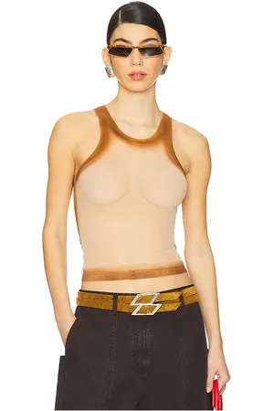 REVOLVE THE ATTICO The attico top sin mangas en color nude talla 36 en - Nude. Talla 36 (también en 44).