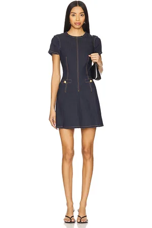 REVOLVE Cinq a Sept Cinq a sept vestido denim nova en color azul marino talla 0 en - Navy. Talla 0 (también en 00, 10, 2, 4, 6).